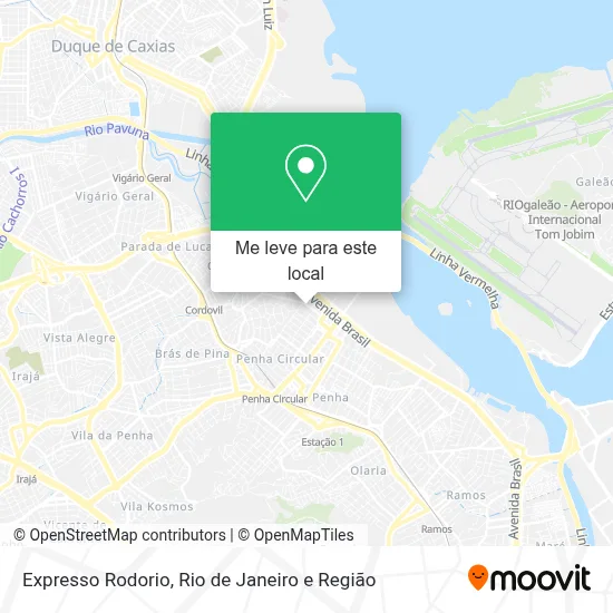 Expresso Rodorio mapa