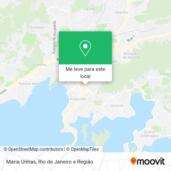Maria Unhas mapa
