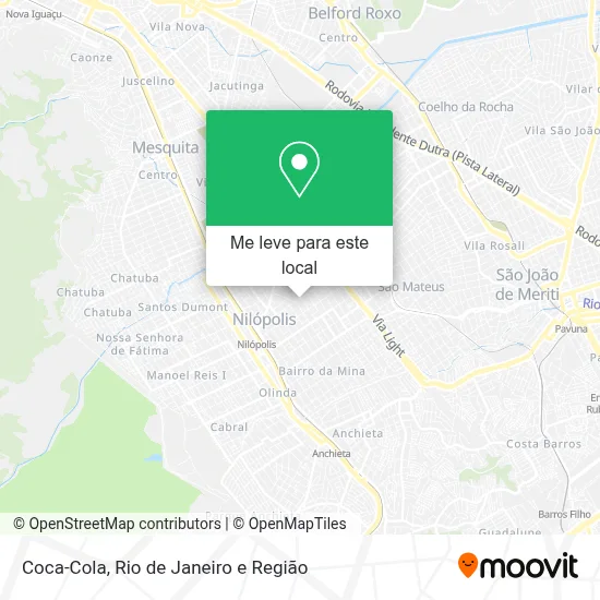 Coca-Cola mapa