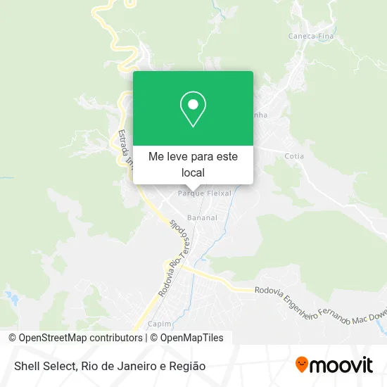 Shell Select mapa