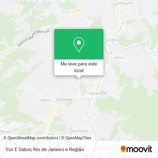 Cor E Sabor mapa