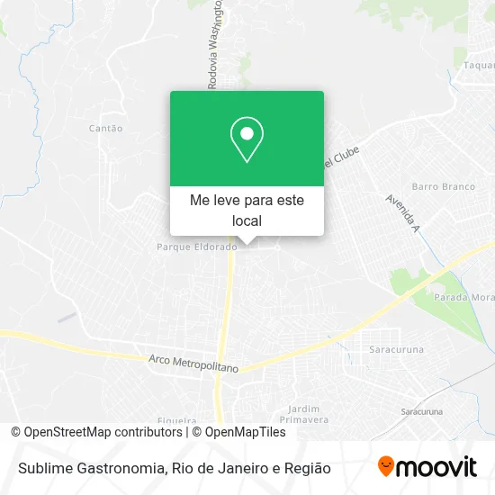 Sublime Gastronomia mapa