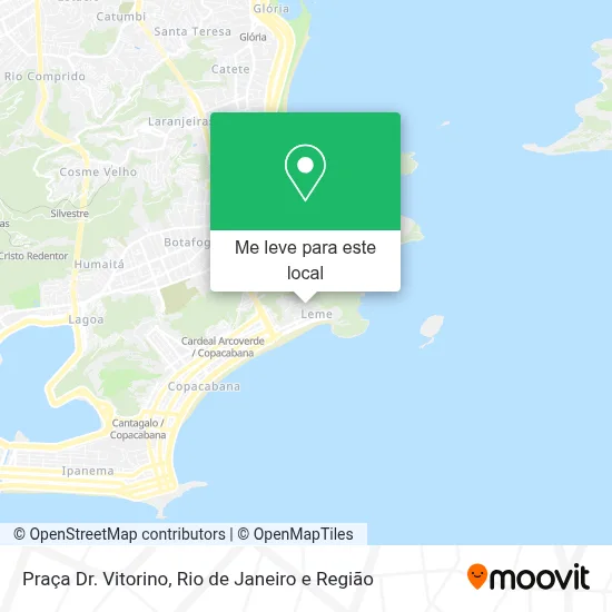 Praça Dr. Vitorino mapa