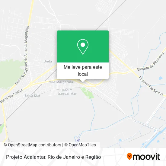 Projeto Acalantar mapa