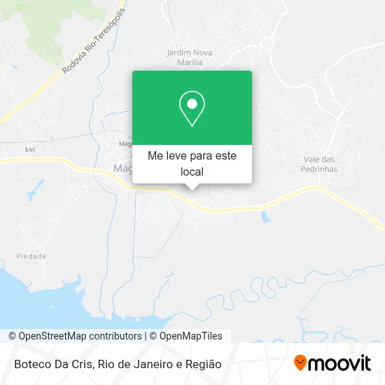 Boteco Da Cris mapa