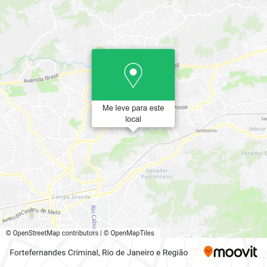 Fortefernandes Criminal mapa