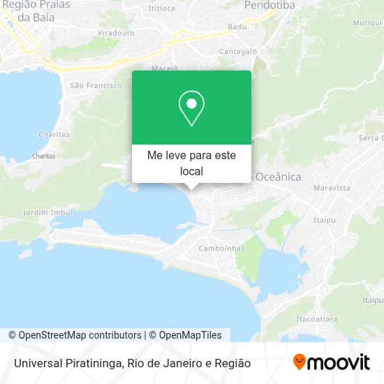 Universal Piratininga mapa
