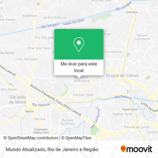 Mundo Atualizado mapa