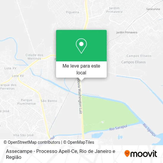 Assecampe - Processo Apell-Ce mapa