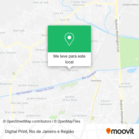 Digital Print mapa