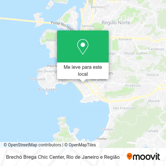 Brechó Brega Chic Center mapa