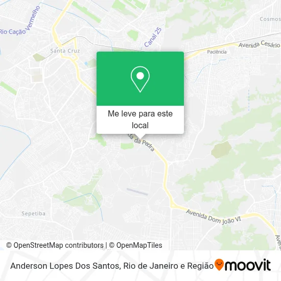 Anderson Lopes Dos Santos mapa