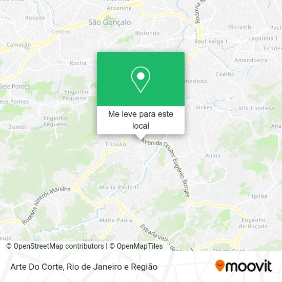 Arte Do Corte mapa