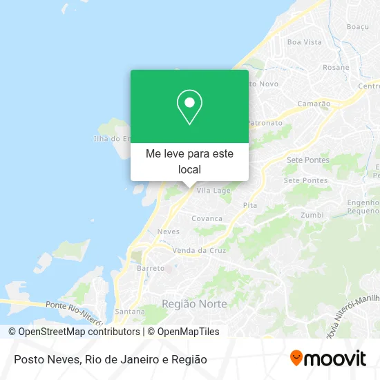 Posto Neves mapa