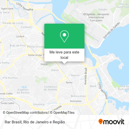 Rar Brasil mapa