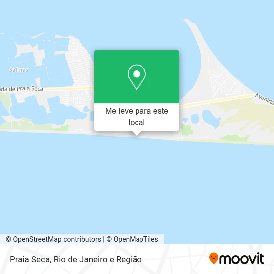 Praia Seca mapa