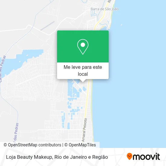 Loja Beauty Makeup mapa