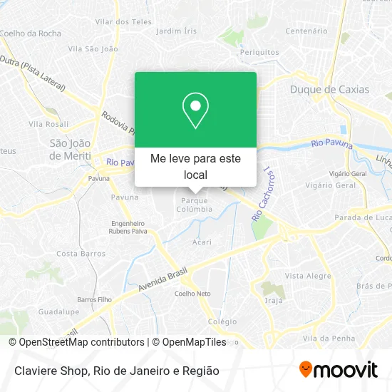 Claviere Shop mapa