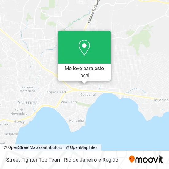 Street Fighter Top Team mapa
