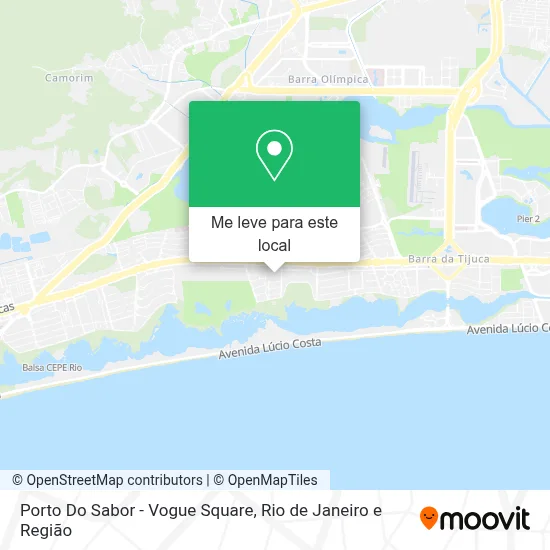 Porto Do Sabor - Vogue Square mapa