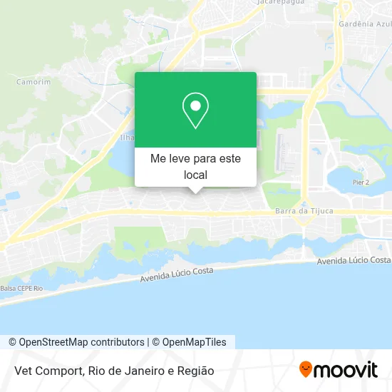 Vet Comport mapa