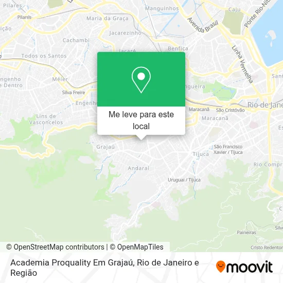 Academia Proquality Em Grajaú mapa