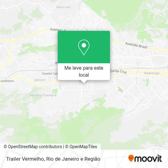 Trailer Vermelho mapa