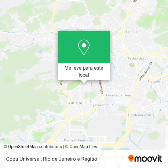 Copa Universal mapa