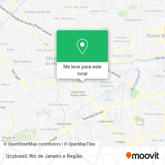 Qcybrasil mapa