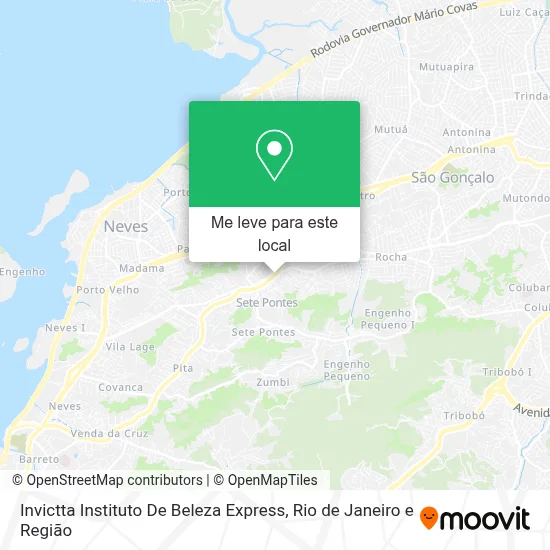Invictta Instituto De Beleza Express mapa
