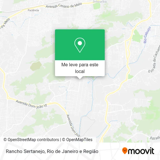 Rancho Sertanejo mapa