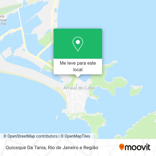 Quiosque Da Tania mapa