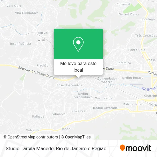 Studio Tarcila Macedo mapa