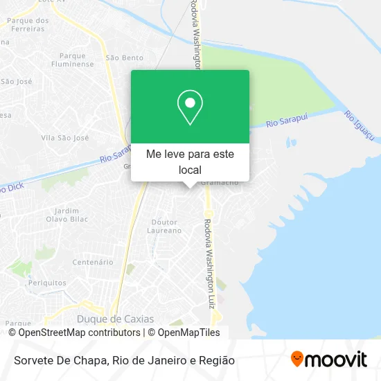 Sorvete De Chapa mapa