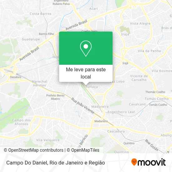 Campo Do Daniel mapa