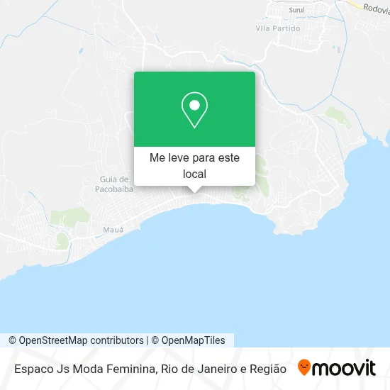 Espaco Js Moda Feminina mapa