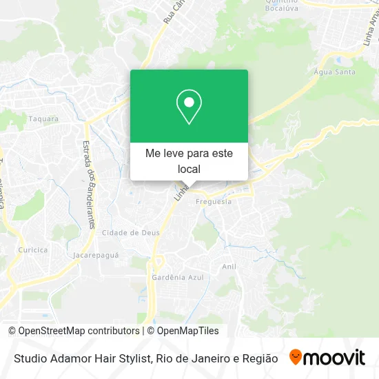Studio Adamor Hair Stylist mapa