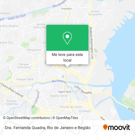 Dra. Fernanda Quadra mapa