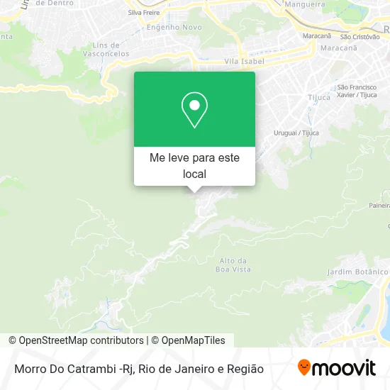Morro Do Catrambi -Rj mapa