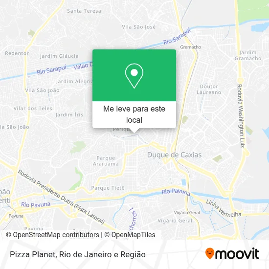 Pizza Planet mapa