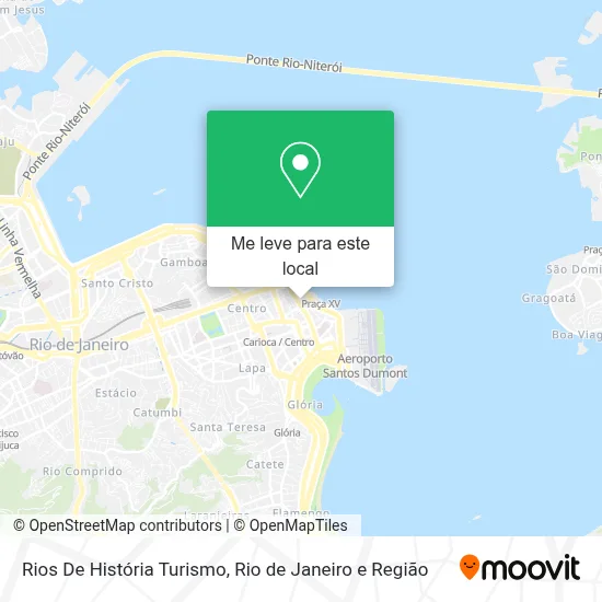 Rios De História Turismo mapa