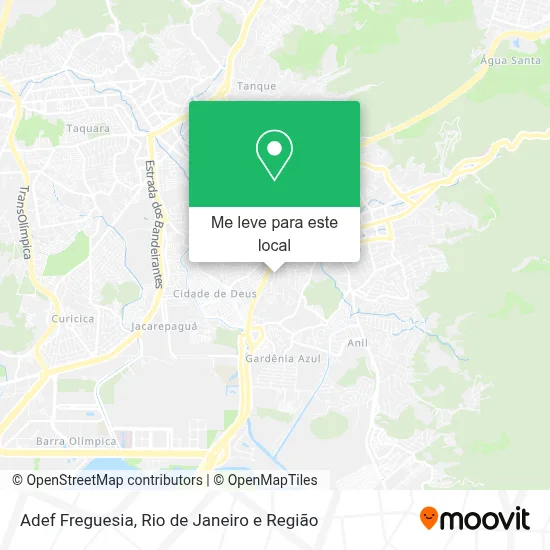Adef Freguesia mapa