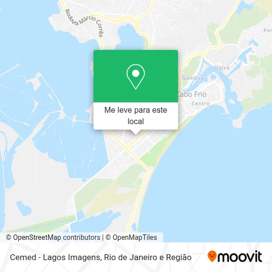 Cemed - Lagos Imagens mapa