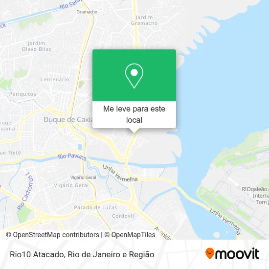 Rio10 Atacado mapa