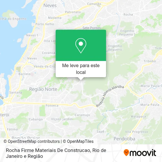 Rocha Firme Materiais De Construcao mapa