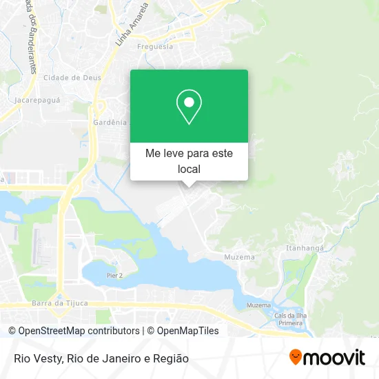 Rio Vesty mapa