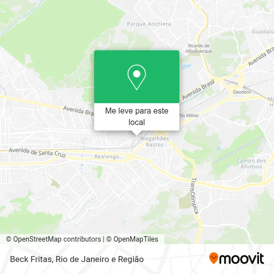 Beck Fritas mapa