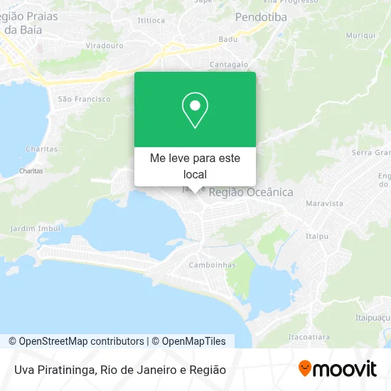 Uva Piratininga mapa