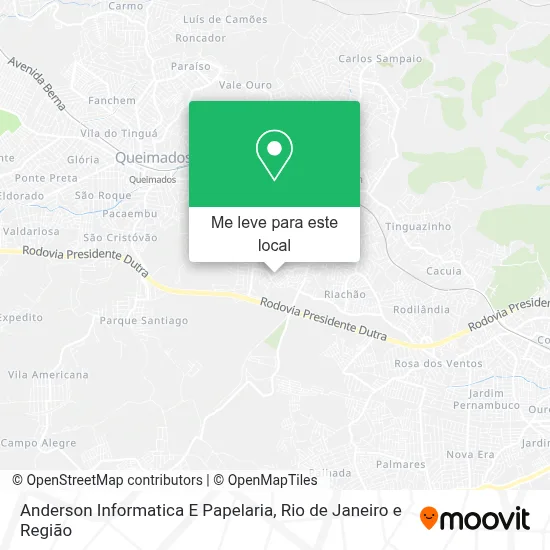 Anderson Informatica E Papelaria mapa