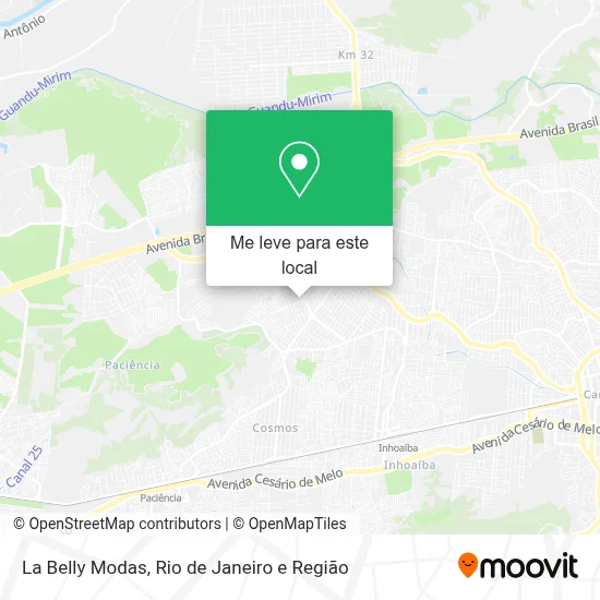 La Belly Modas mapa